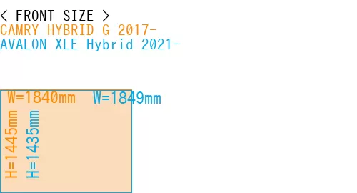 #CAMRY HYBRID G 2017- + AVALON XLE Hybrid 2021-
